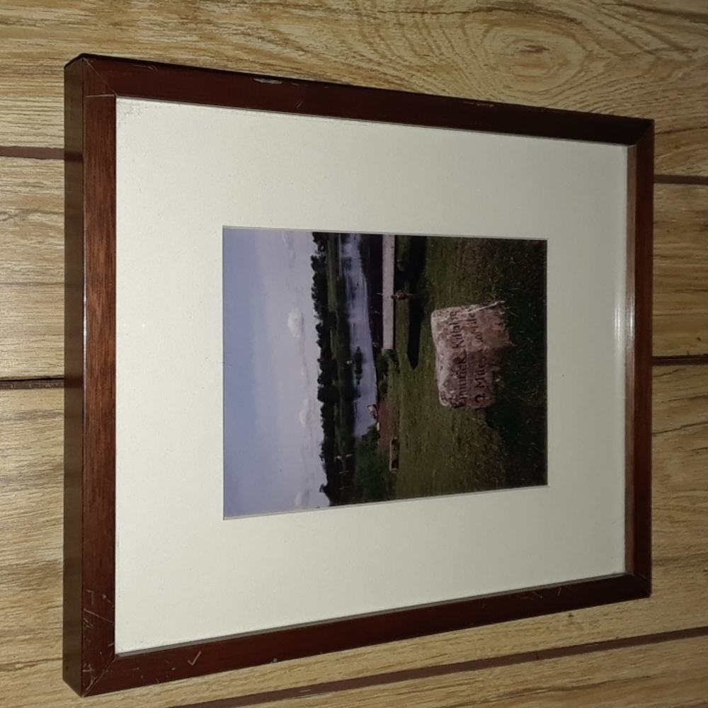 Wooden Framed Scenic Color Photo Taken in Ireland
